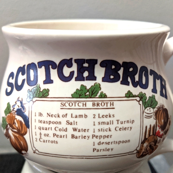 3 Vintage Soup Mugs With Recipes On Each One. Excellent Condition, never used. - Picture 7 of 7